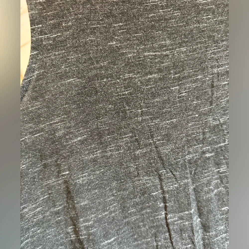 Old Navy | Black Heathered Luxe Jersey Swing Tank - Picture 4 of 6